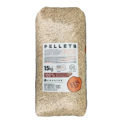 Pellet Schuster ENplus A1 15kg in abete