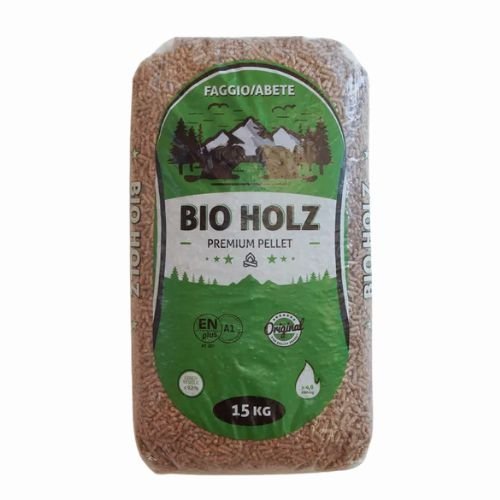 Pellet Bio Holz ENplus A1 Abete e Faggio 15kg